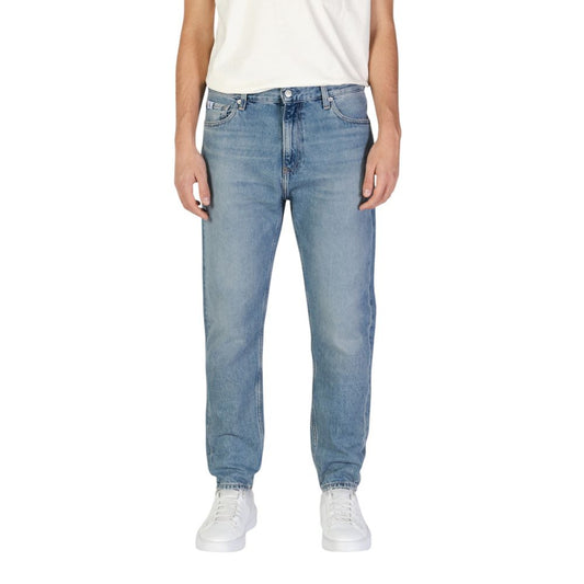 Pantalones y vaqueros de algodón azules