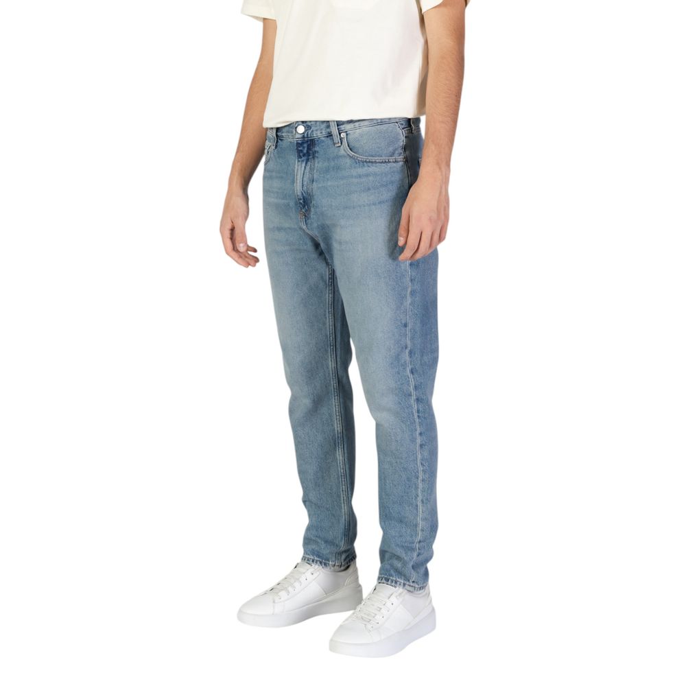 Pantalones y vaqueros de algodón azules