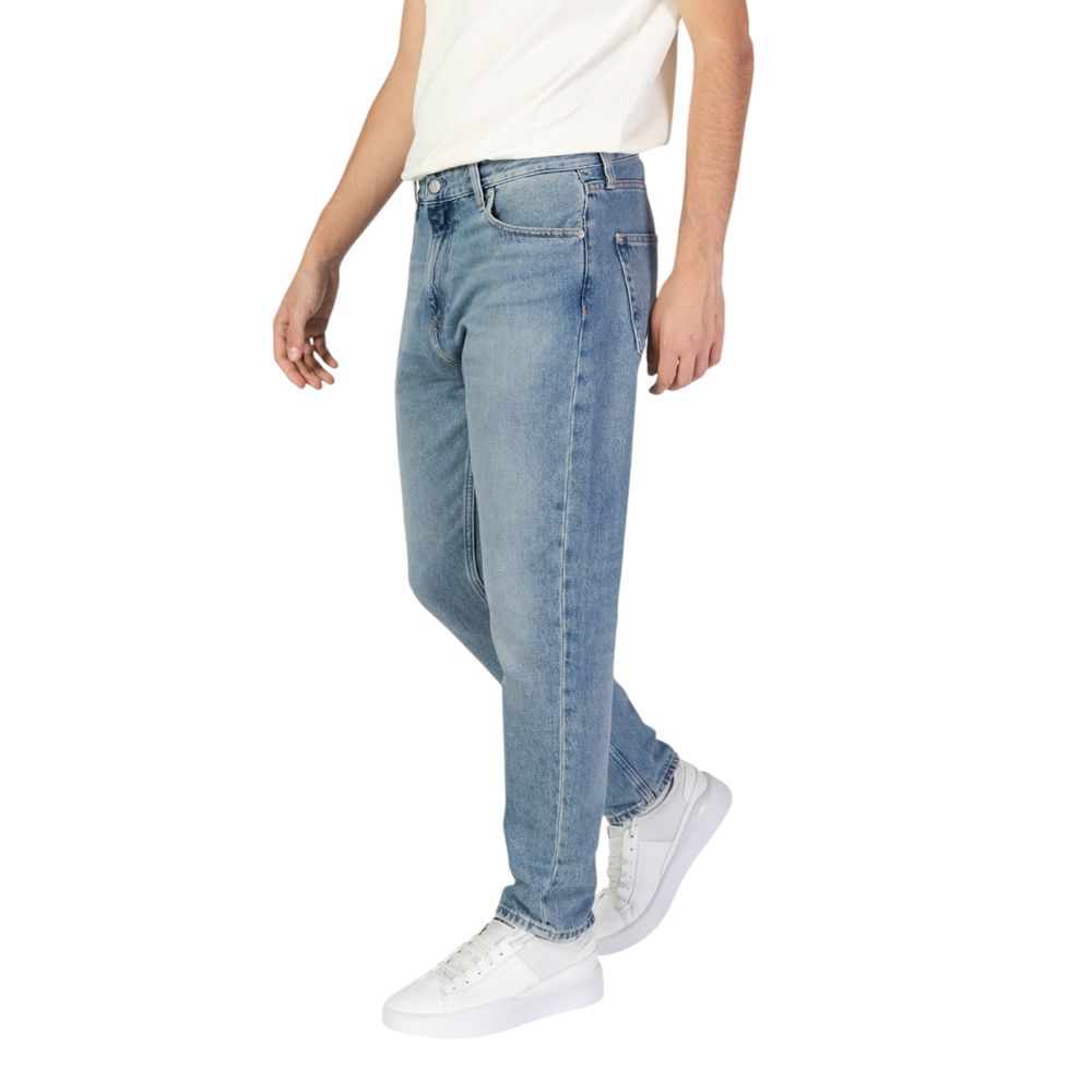 Pantalones y vaqueros de algodón azules
