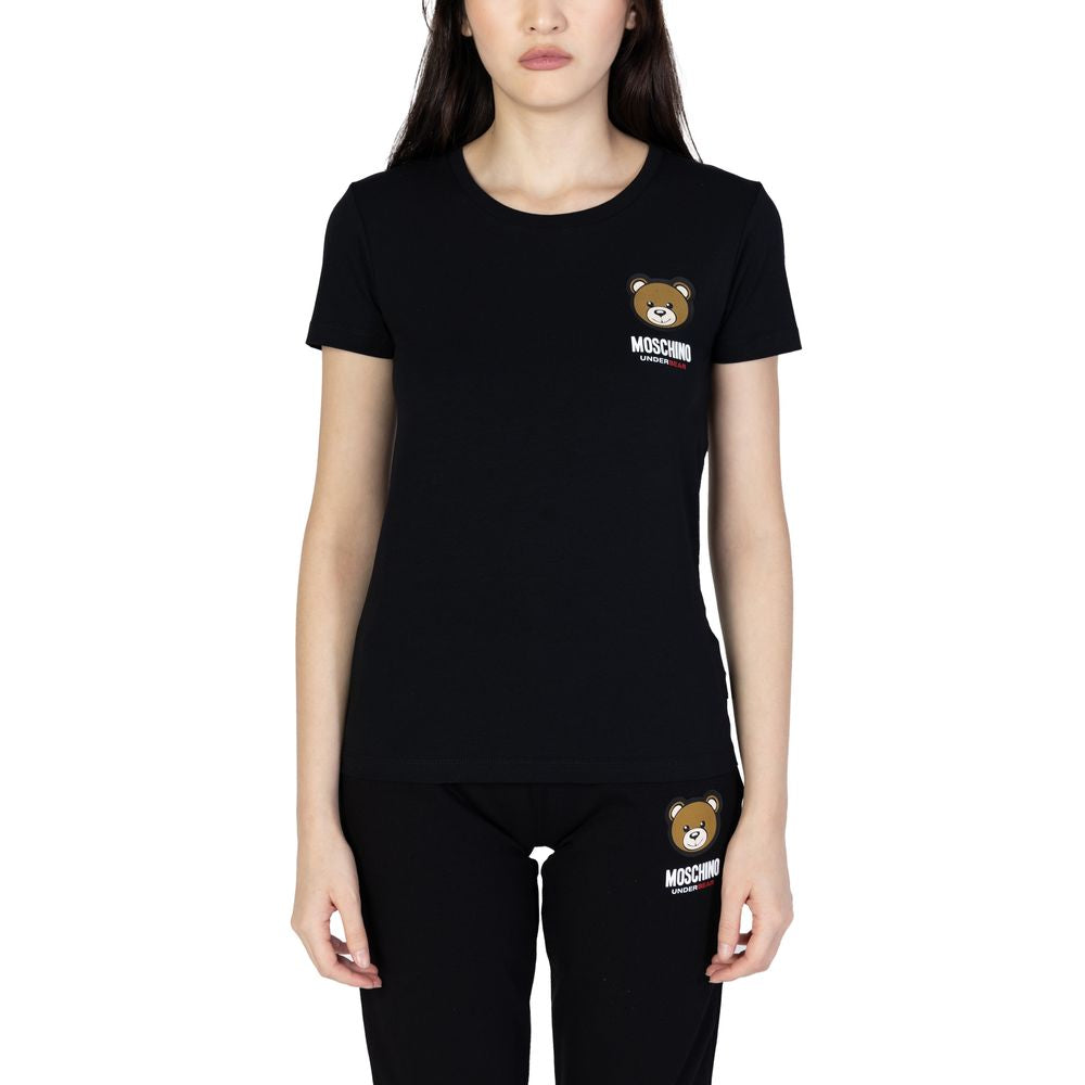 Black Cotton Tops & T-Shirt