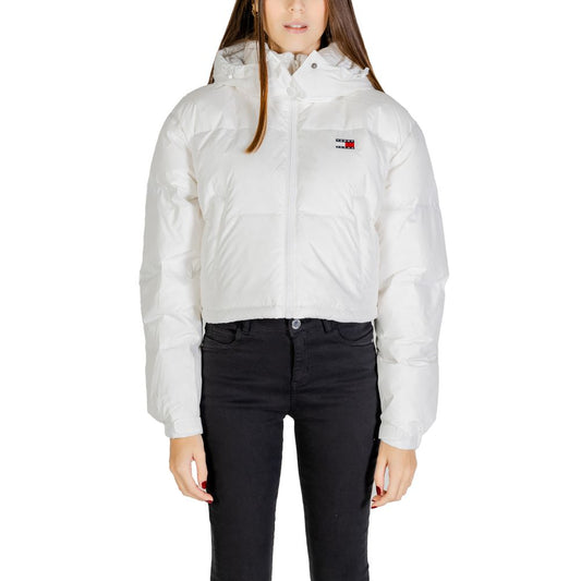 White Recycled Polyester Jackets & Coat