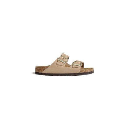 Beige Nubuck Leather Sandal