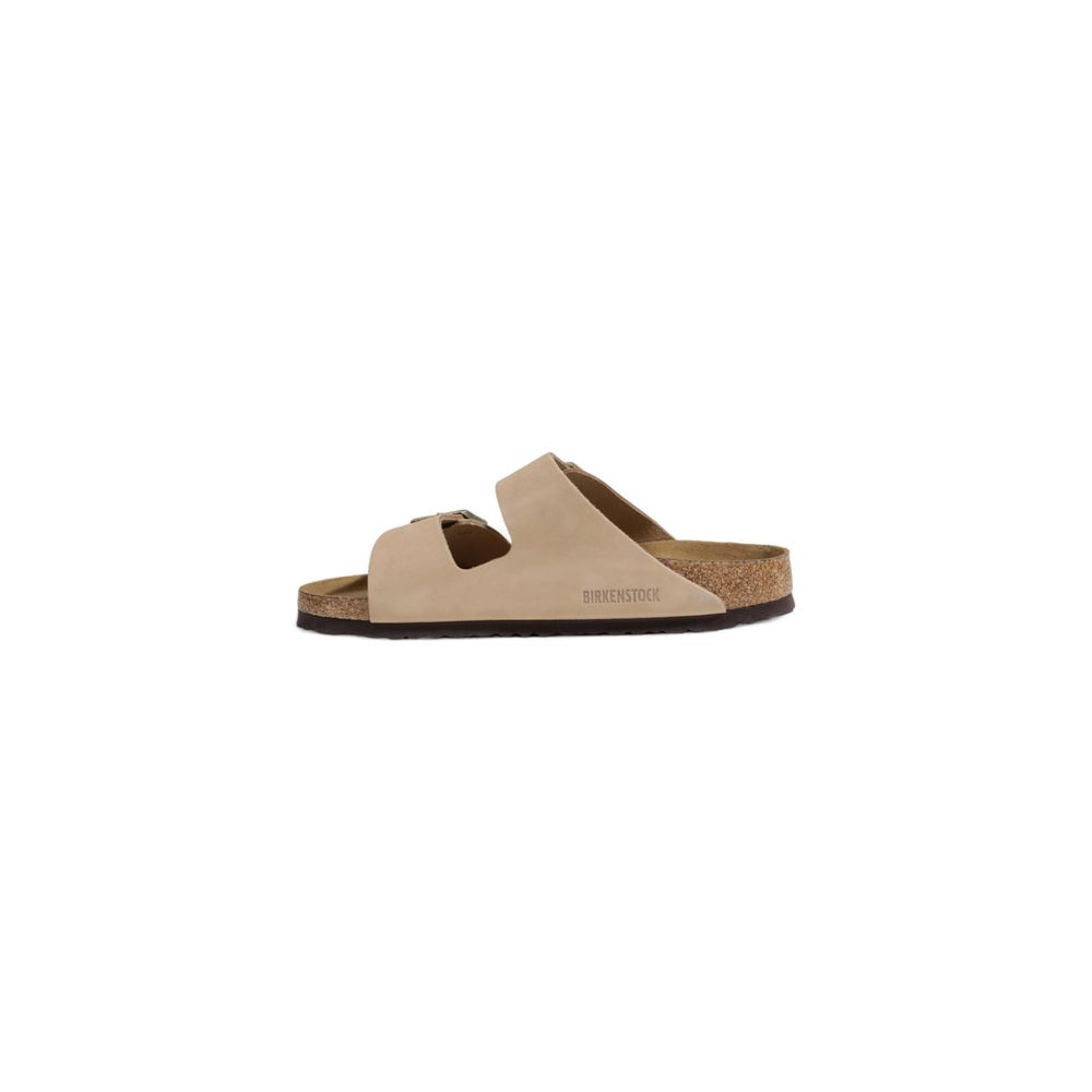 Beige Nubuck Leather Sandal