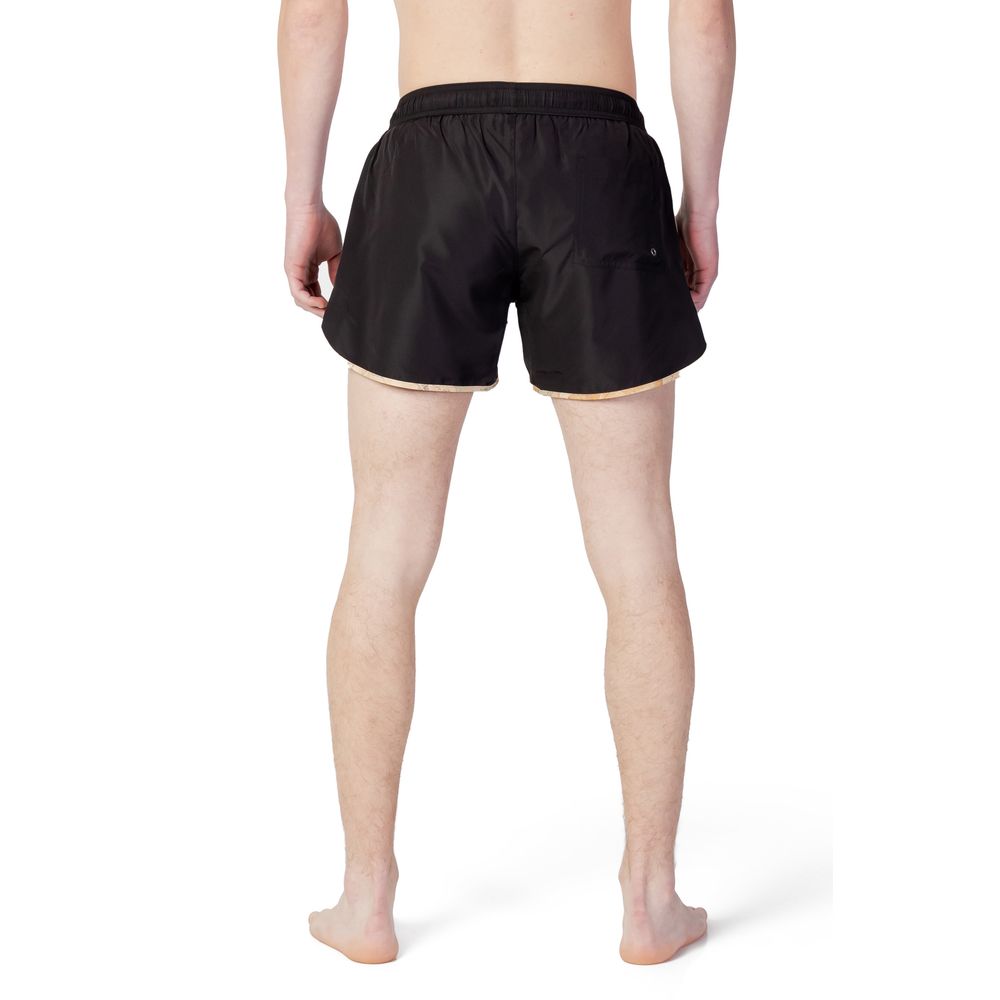 Black Polyester Swimwear