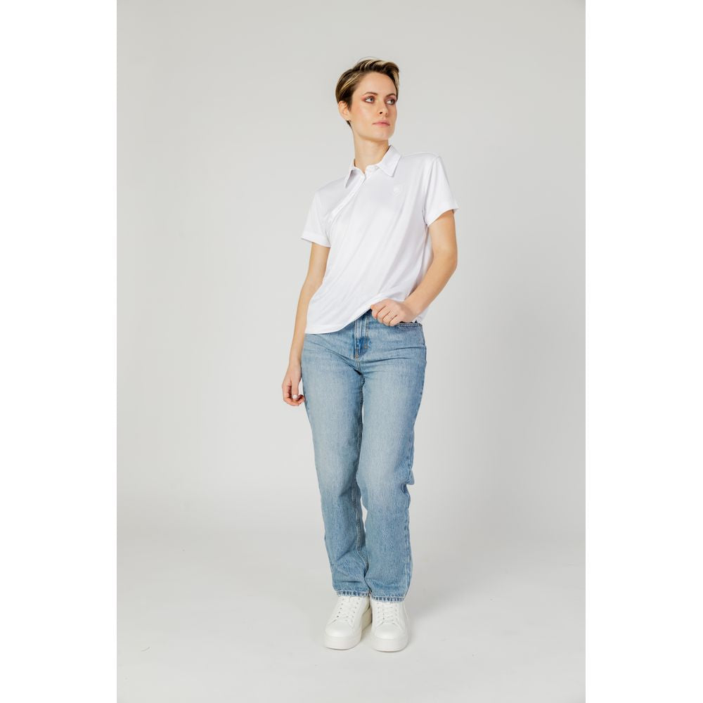 White Polyester Tops & T-Shirt