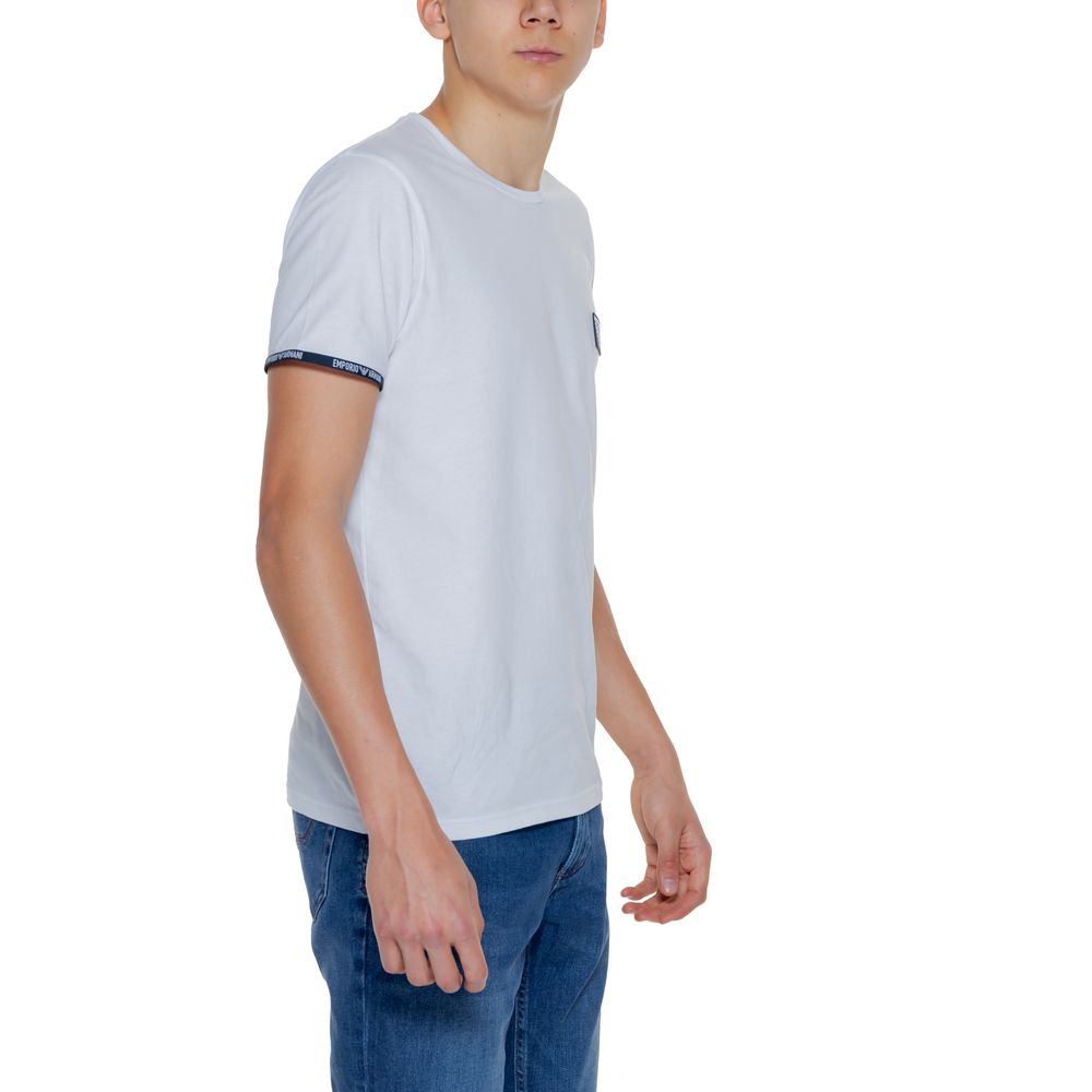 Camiseta de algodón blanca