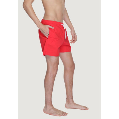 Red Polyamide Swimwear