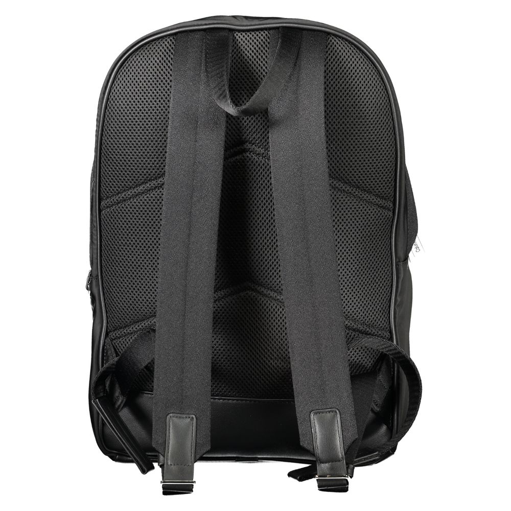 Black Polyester Backpack