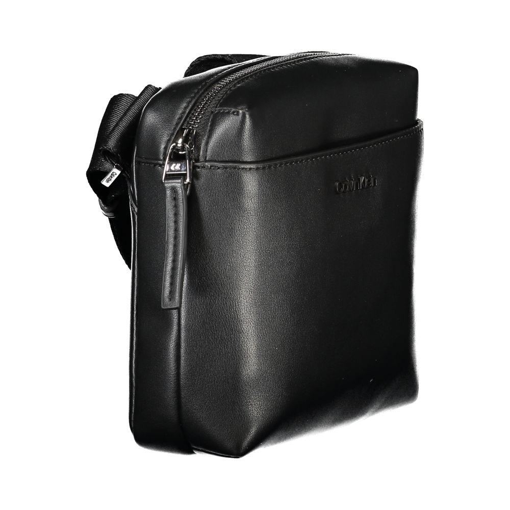 Black Polyethylene Shoulder Bag