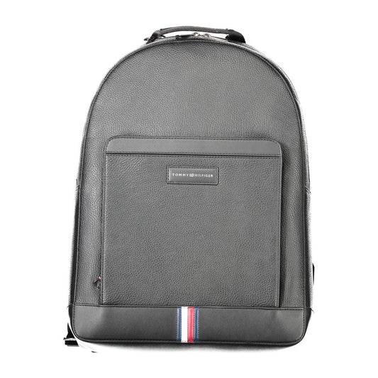 Black Polyester Backpack