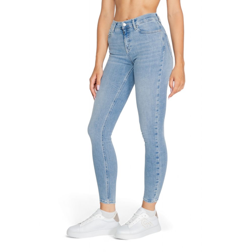 Light Blue Cotton Jeans & Pant