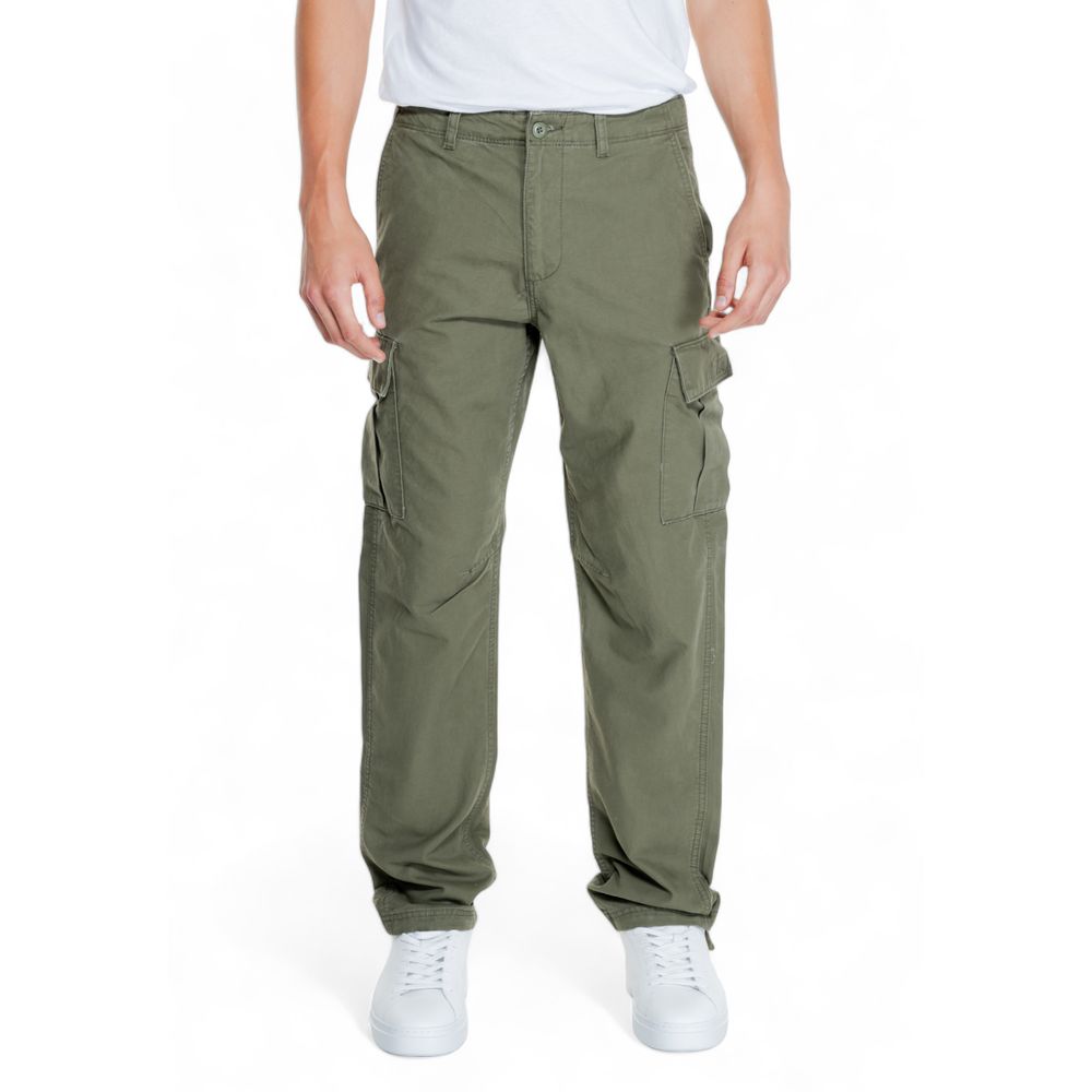 Green Cotton Jeans & Pant