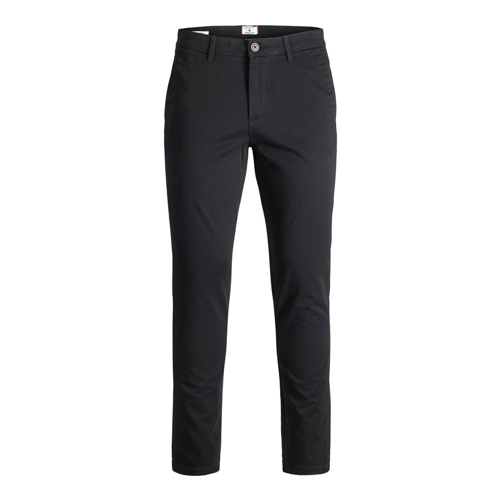 Black Cotton Jeans & Pant