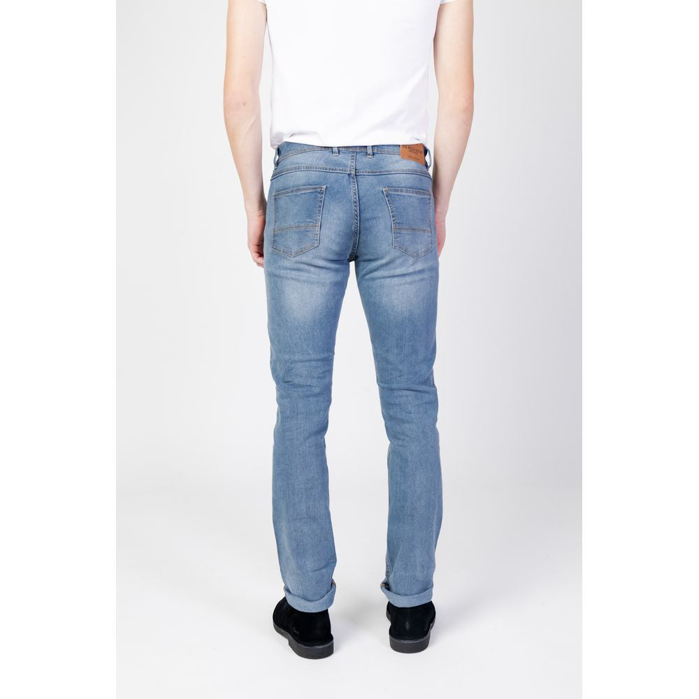 Blue Cotton Jeans & Pant