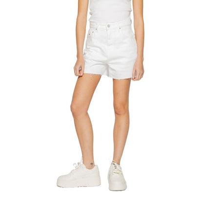 White Cotton Rigenerato Short