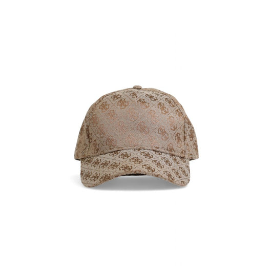 Beige Polyester Hat