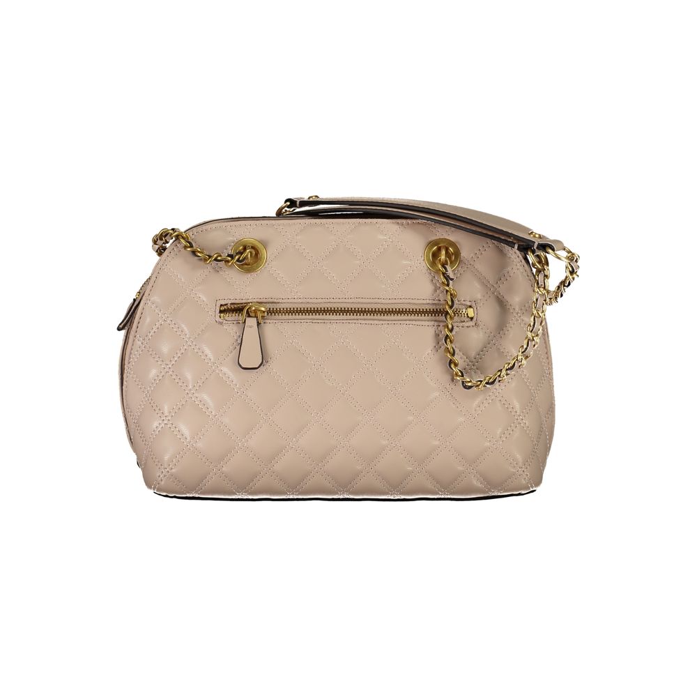 Beige Polyethylene Handbag