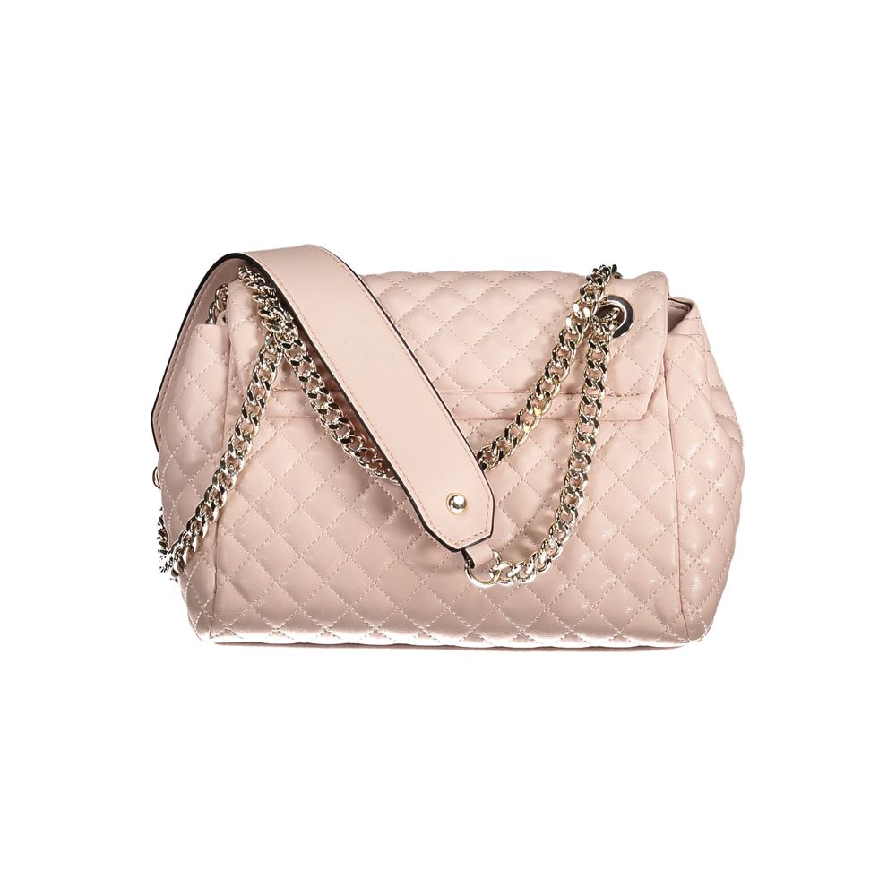 Pink Polyethylene Handbag