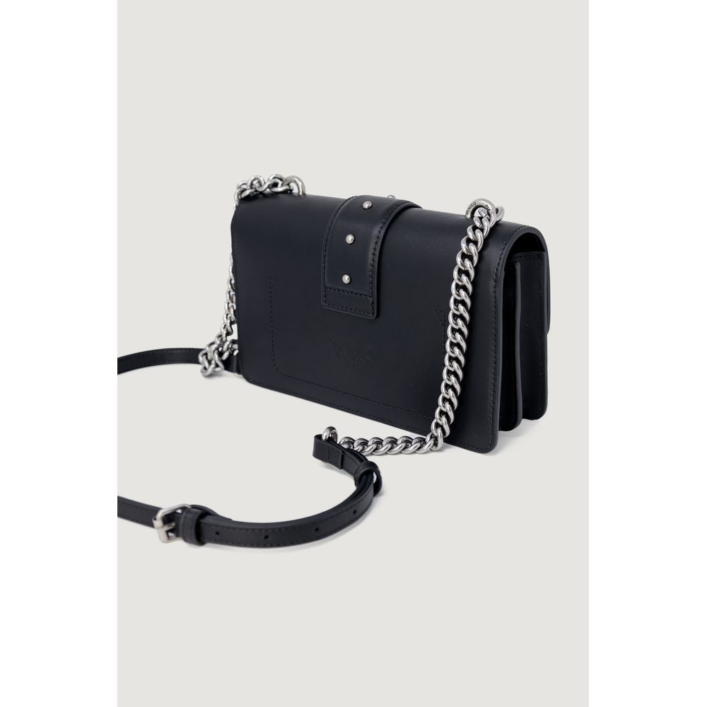 Black Polyester Handbag