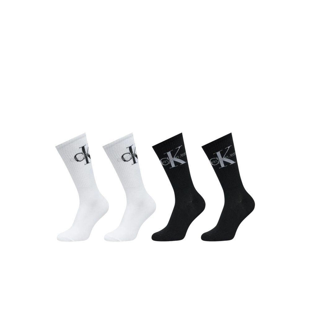 Black And White Cotton Sock