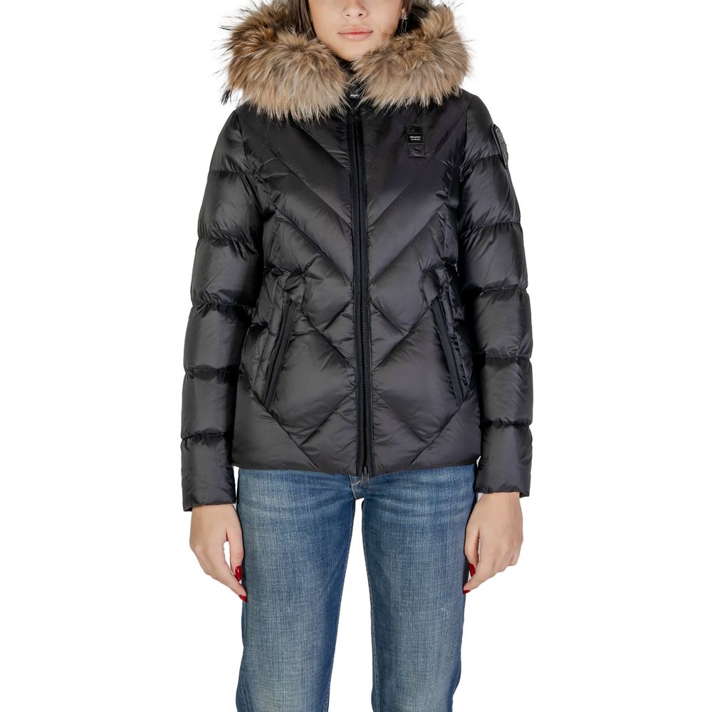 Black Polyamide Jackets & Coat