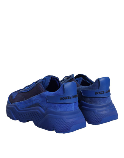 Blue Leather Daymaster Low Top Sneakers Shoes