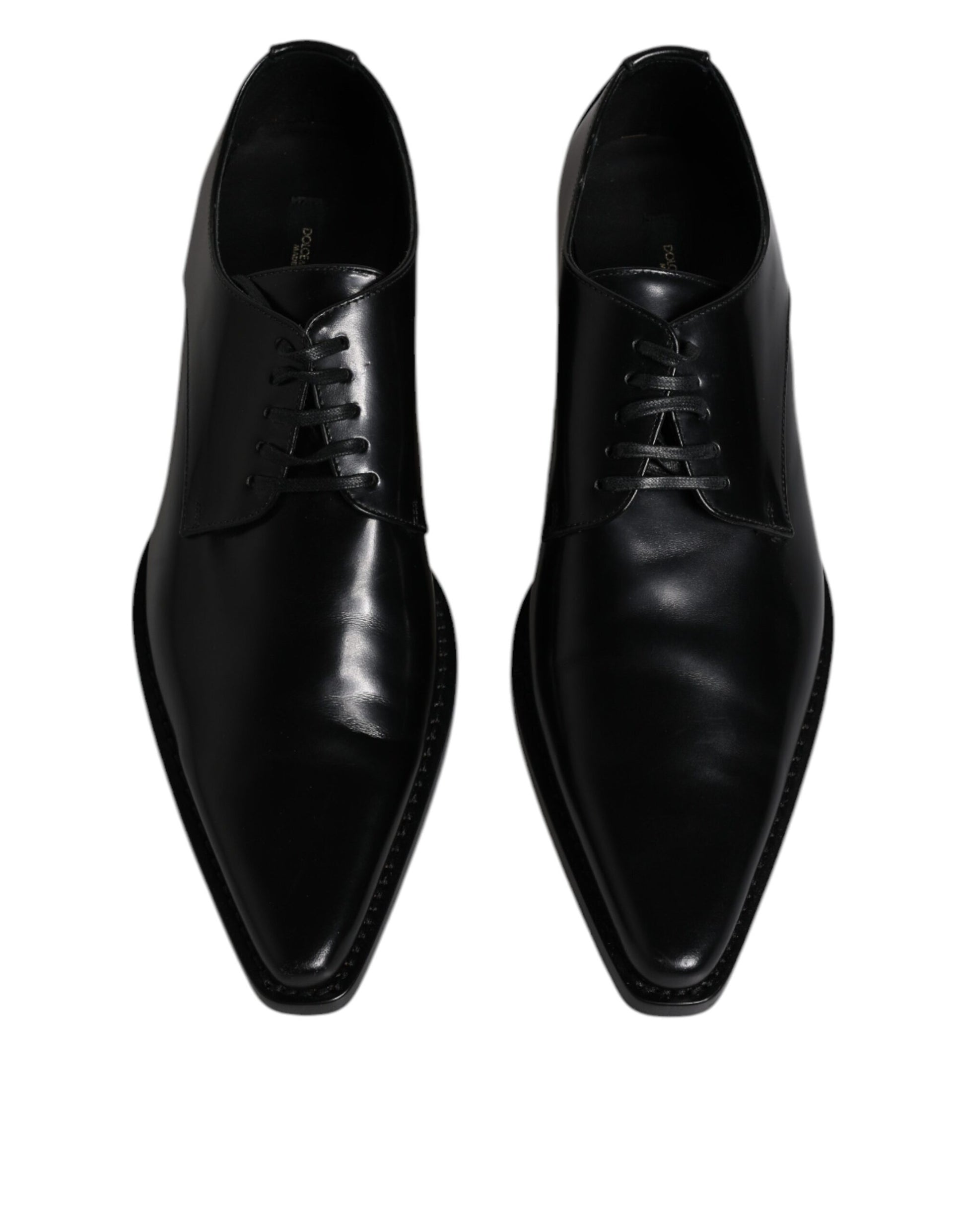 Black Patent Leather Derby Men Dress Shoes