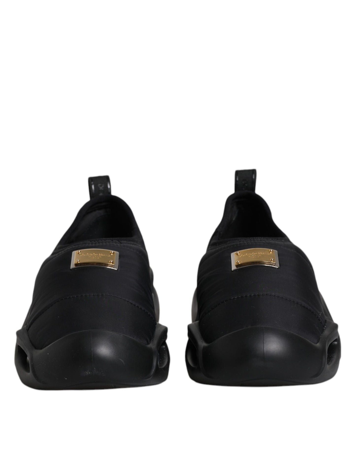 Black Slip On Wave Low Top Men Sneakers Shoes