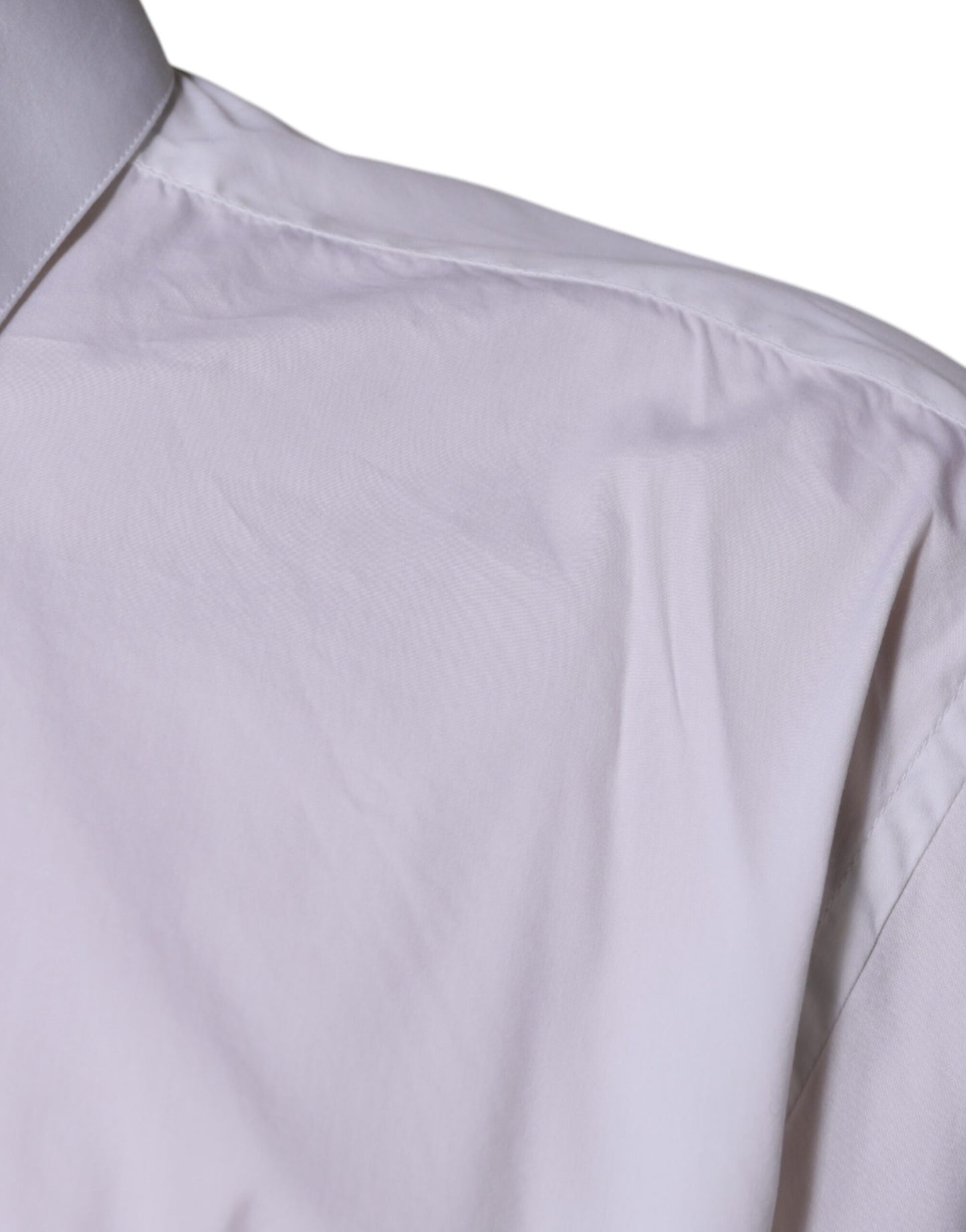 White Cotton Slim Fit MARTINI Dress Shirt