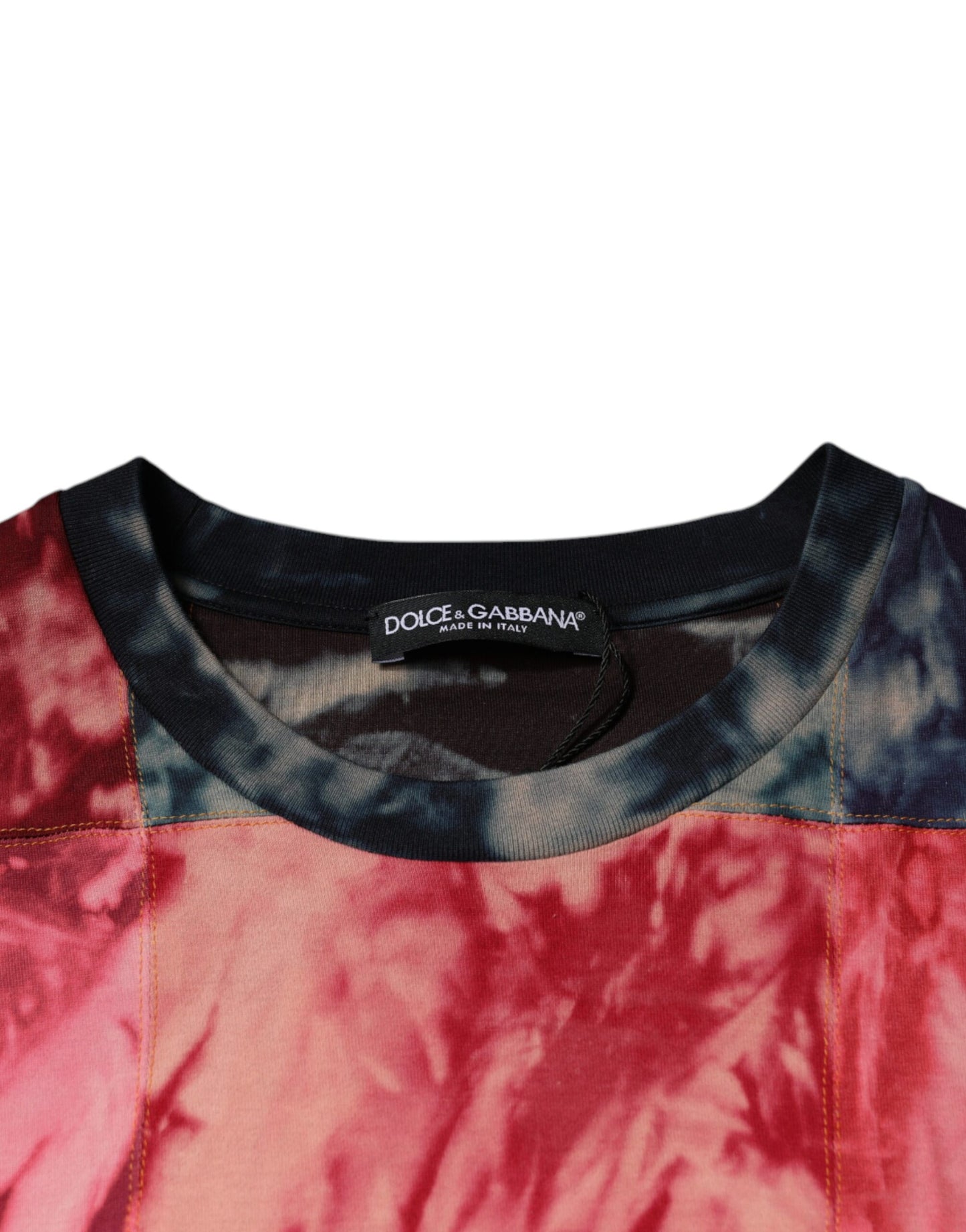 Multicolor Tie Dye Cotton Round Neck T-shirt