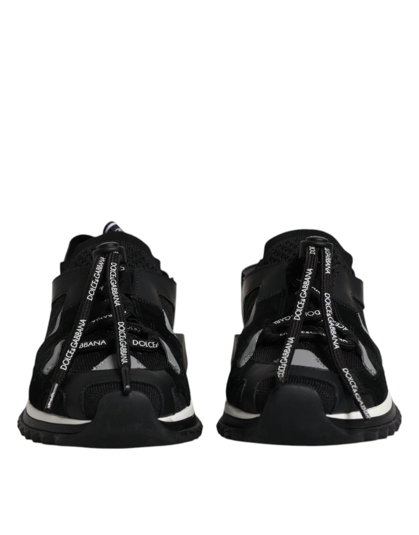 Black White Logo Sorrento Sneakers Shoes