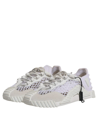 White Mesh NS1 Low Top Sports Sneaker Shoes