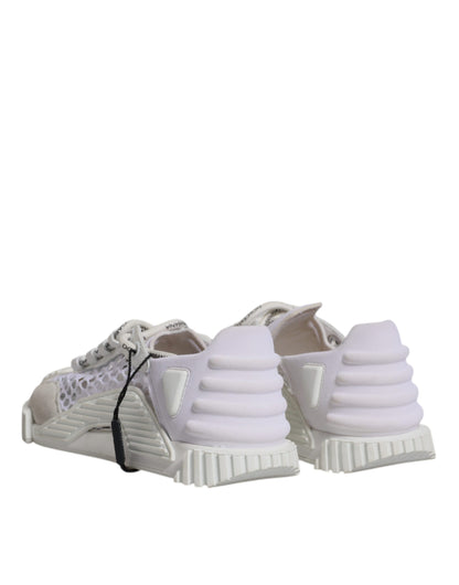 White Mesh NS1 Low Top Sports Sneaker Shoes