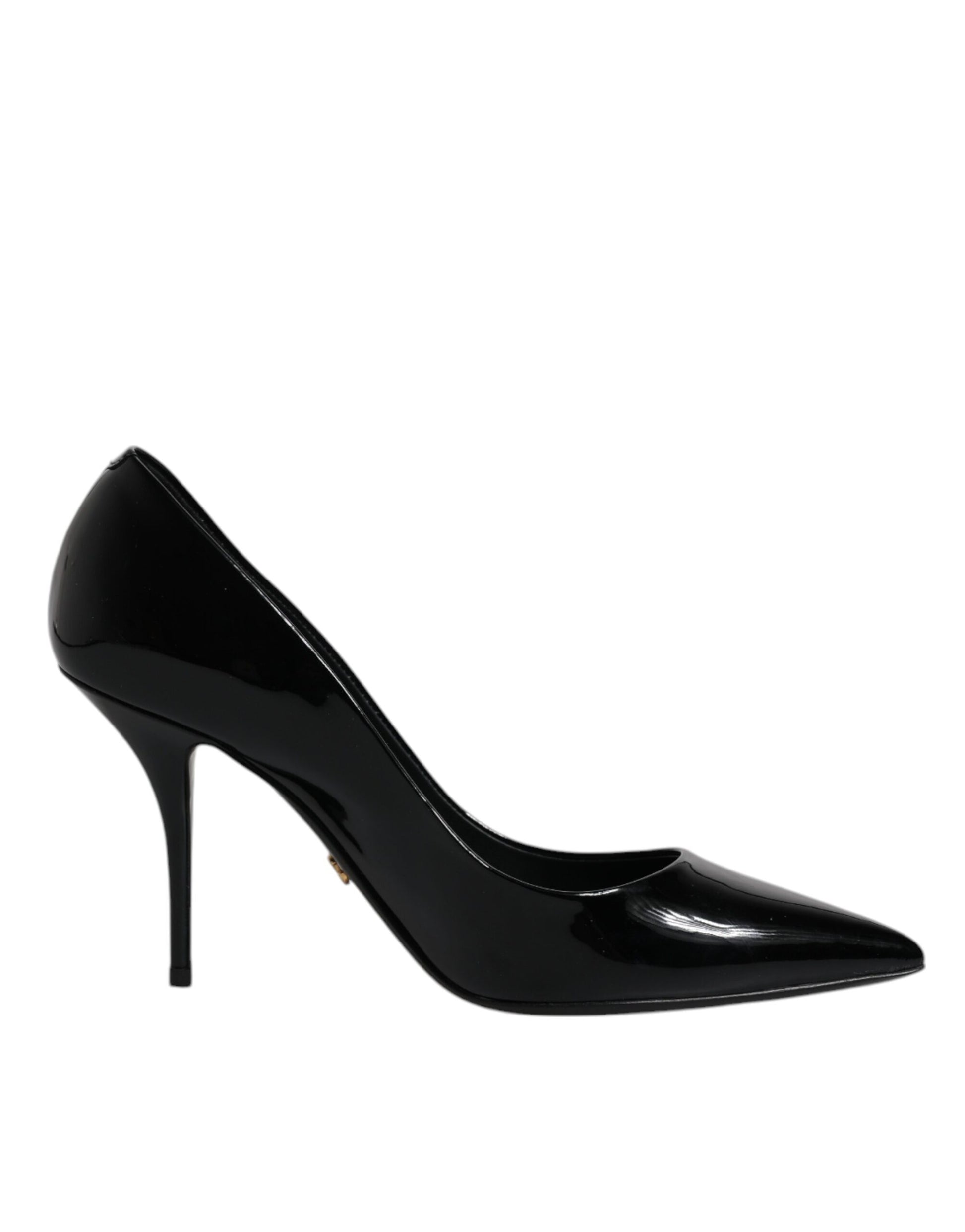 Black Patent Leather High Heels Pumps Shoes