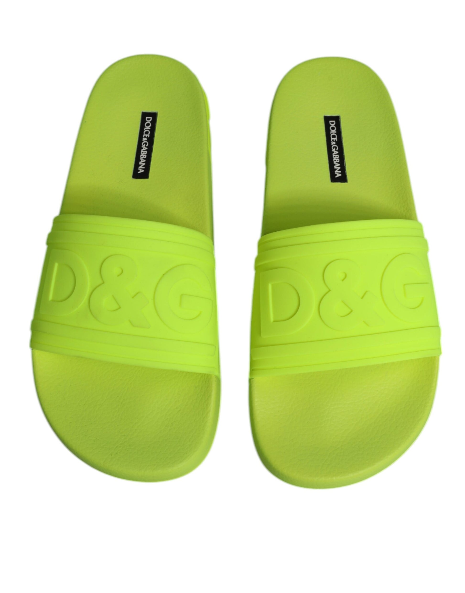 Green Rubber Slides Sandals Beachwear Shoes