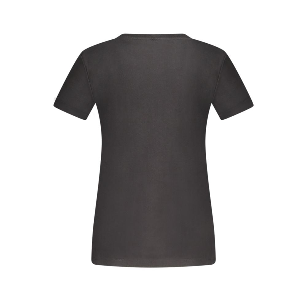 Black Cotton Women TShirt