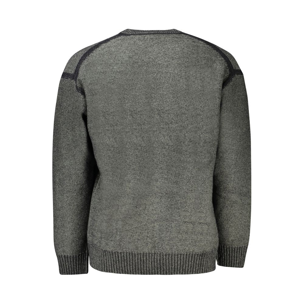 Gray Polyamide Men Sweater