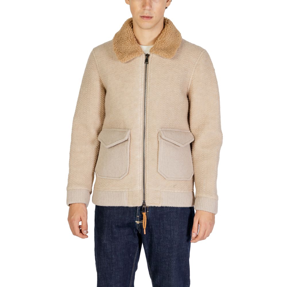 Beige Polyester Jacket