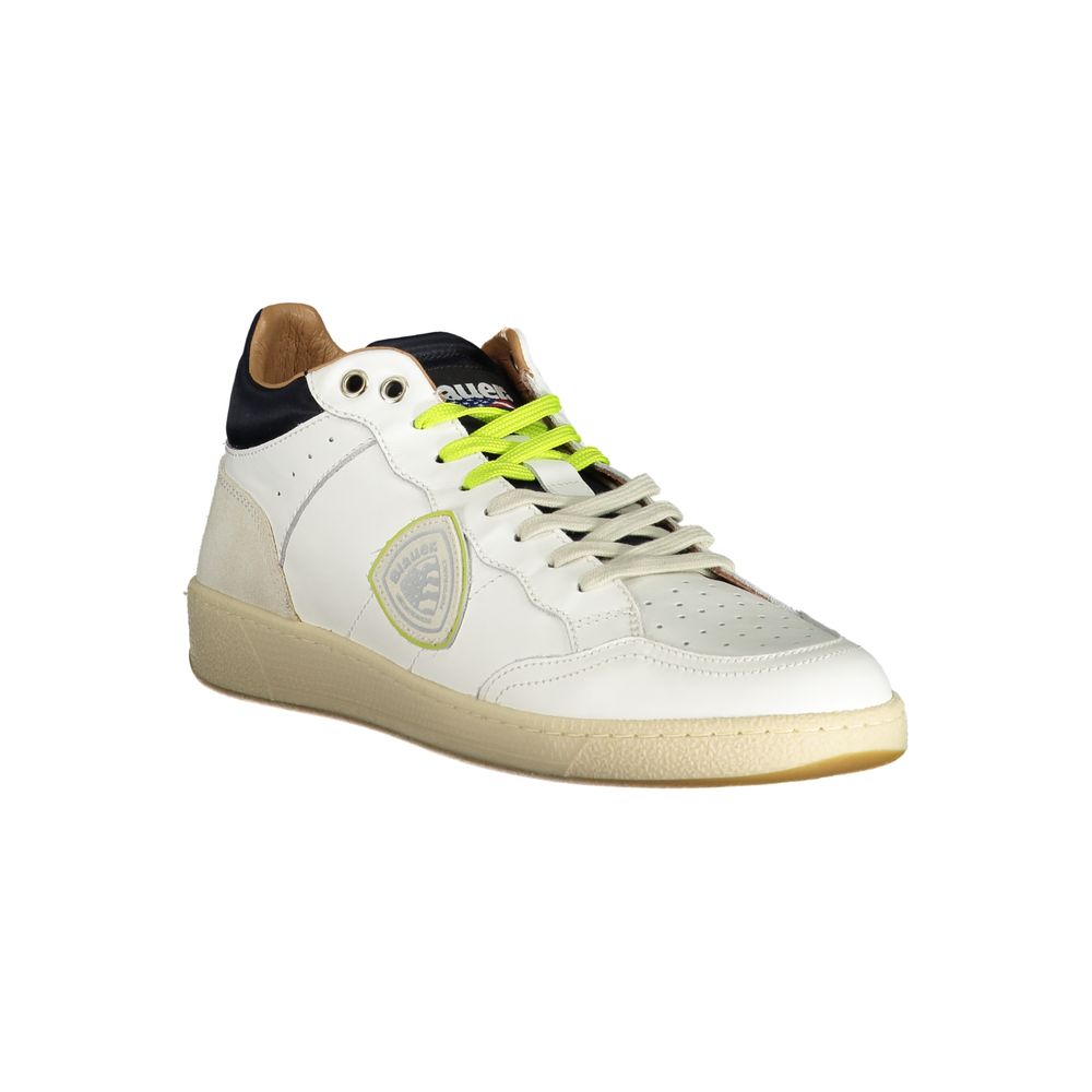 White Leather Men Sneaker