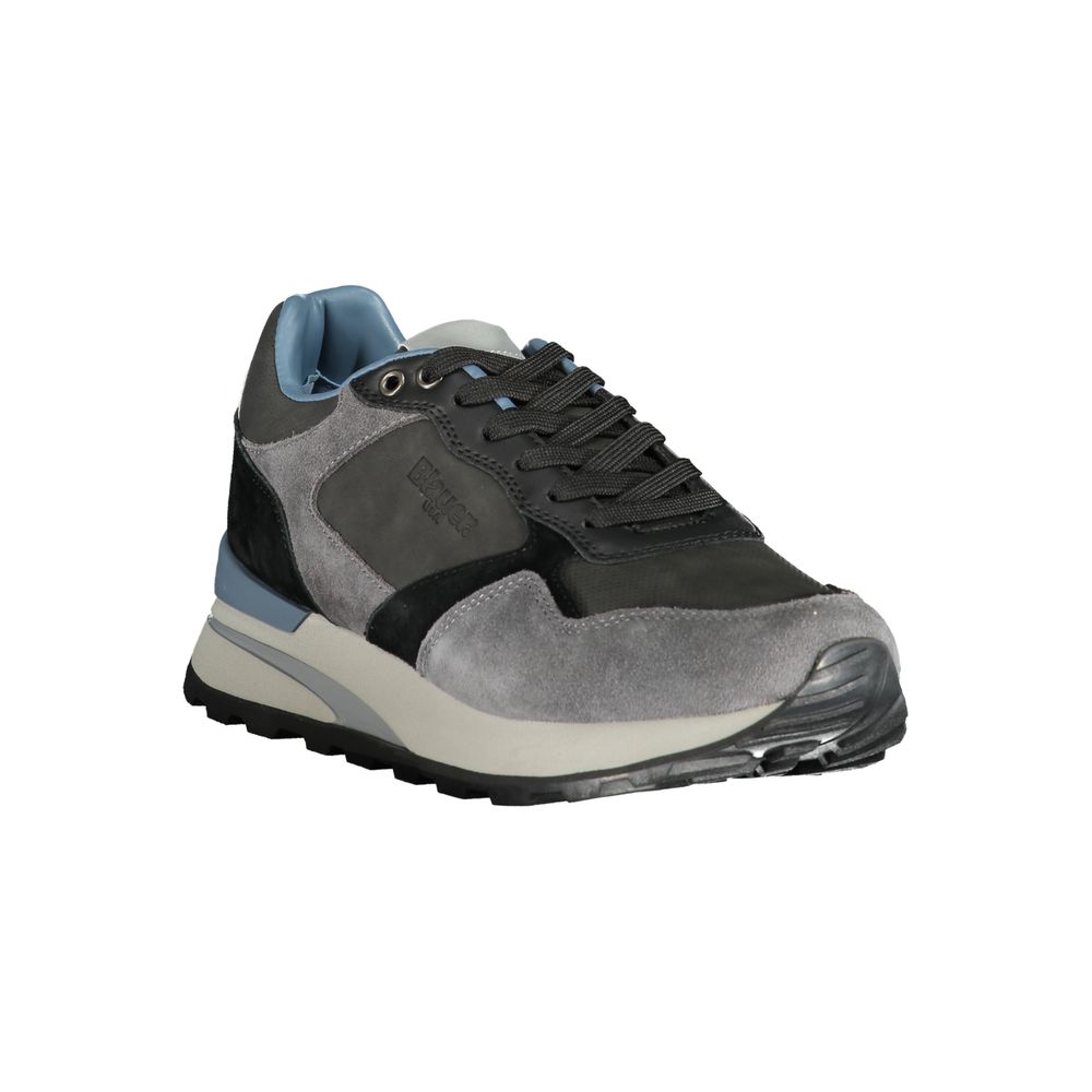 Gray Polyethylene Men Sneaker