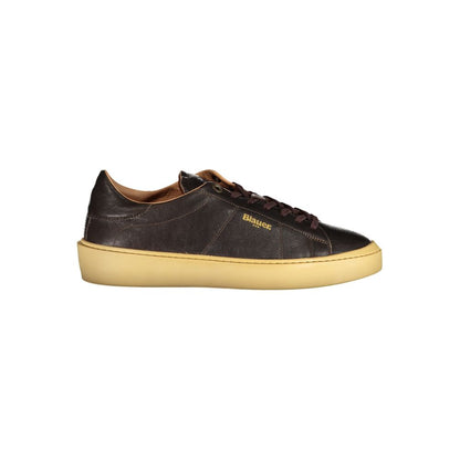 Brown Polyester Sneaker