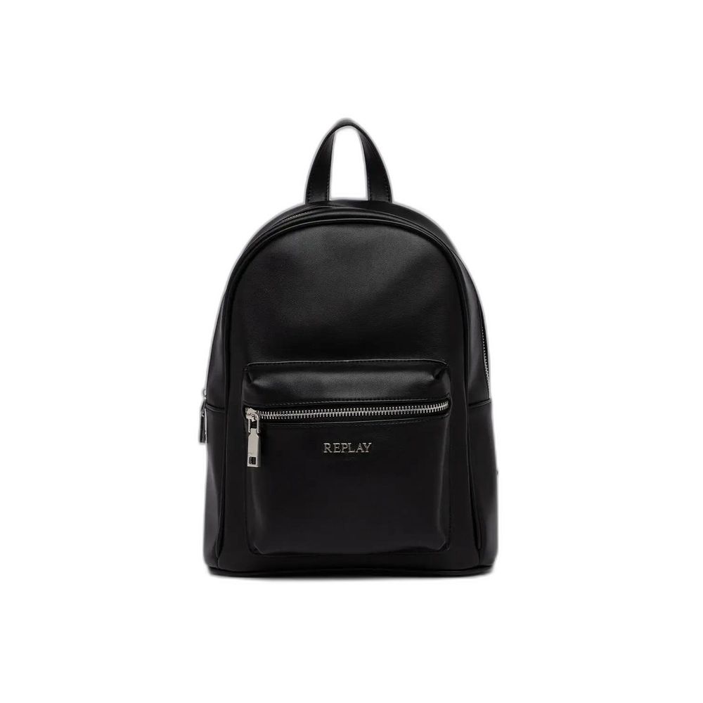 Black Polyethylene Backpack