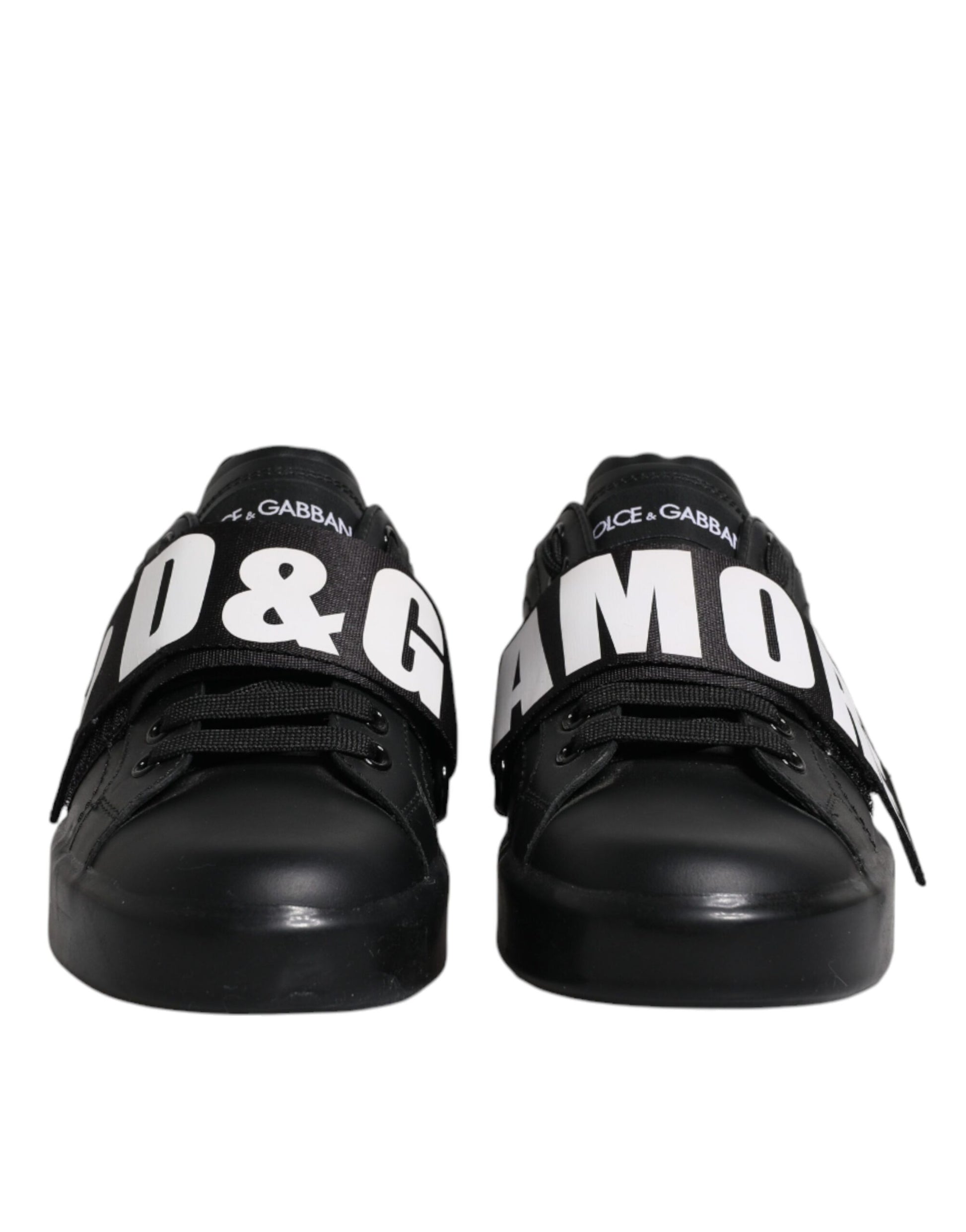 Black D&G AMORE Low Top Sneakers Shoes