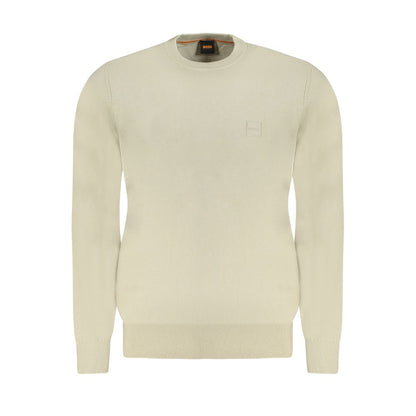 Beige Cotton Sweater