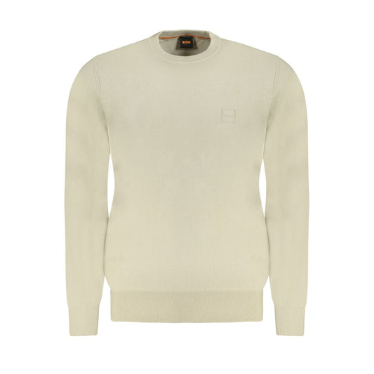 Beige Cotton Sweater