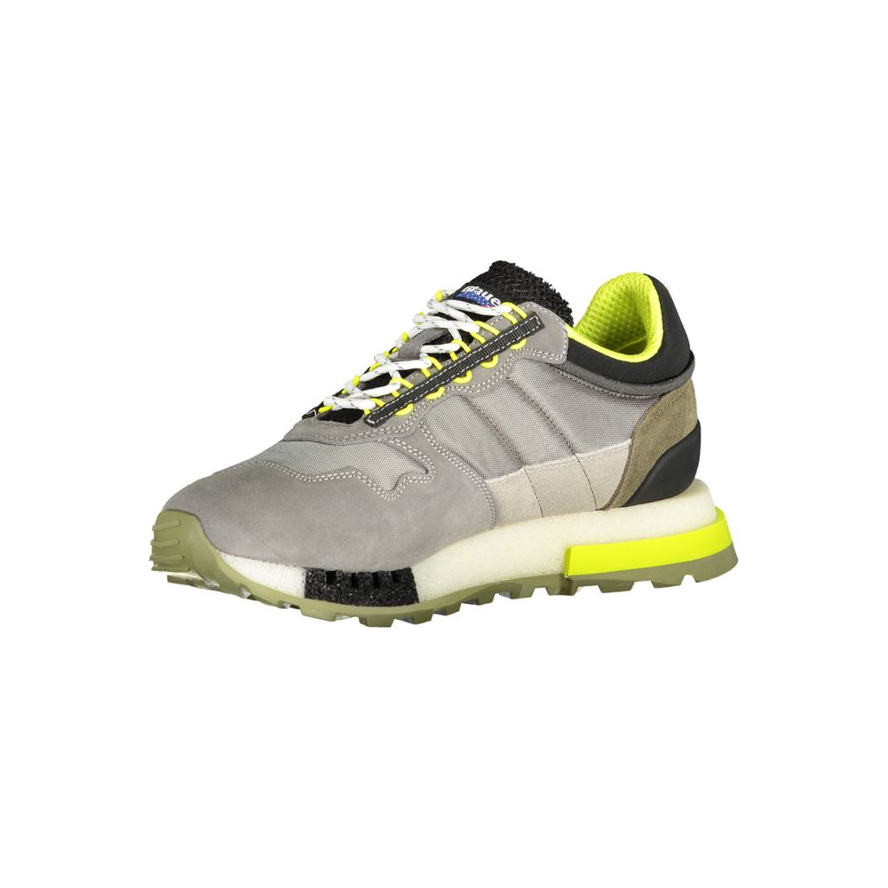 Gray Polyethylene Men Sneaker