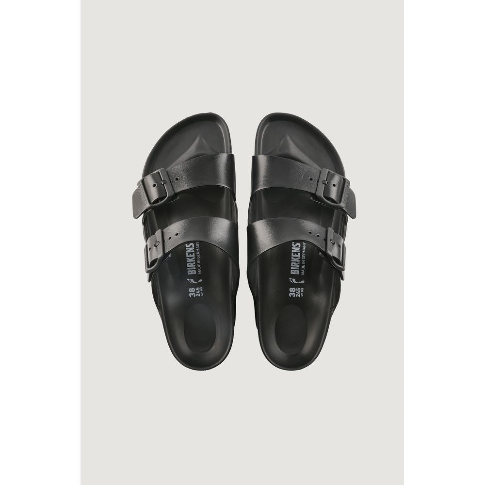 Black Polyester Sandal