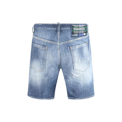 Marine denim shorts