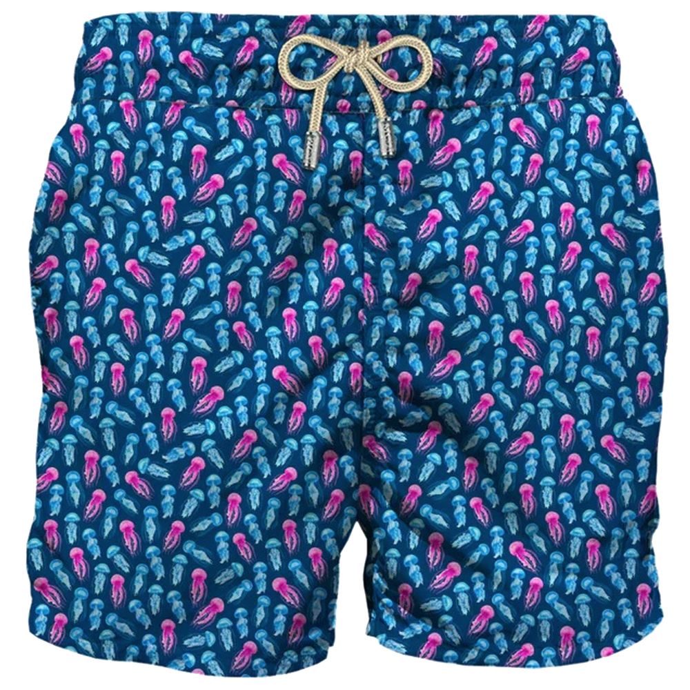 Blue Polyester Swimwear