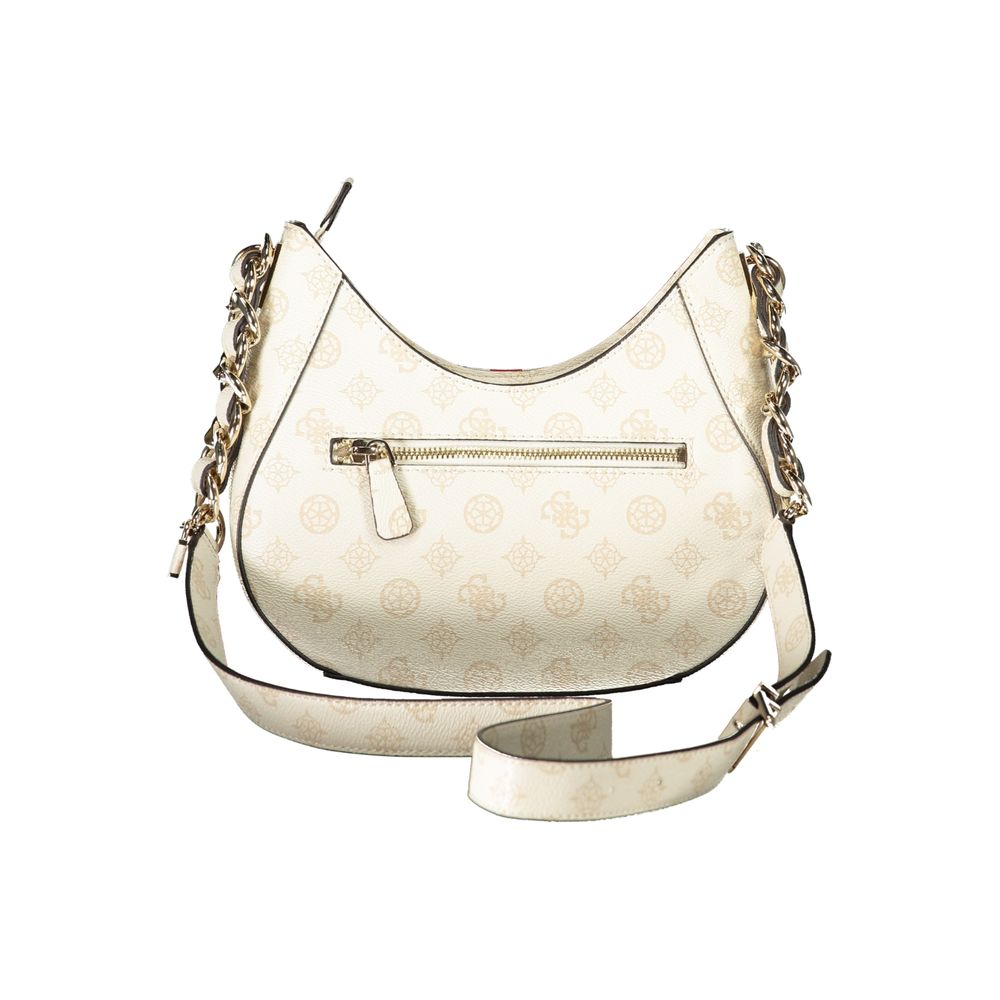 Beige Polyethylene Handbag